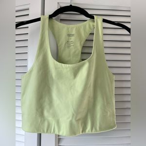 Girlfriend Collective Lime Sports Bra Top